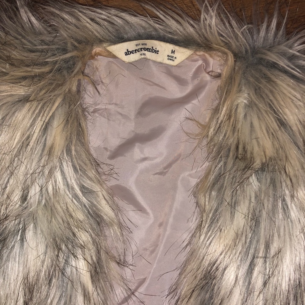 HP⚡️Abercrombie fur vest - Picture 2 of 7